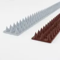 Bruine anti-klimstrip 50 cm | Puntstrip tegen vogels, katten en marters