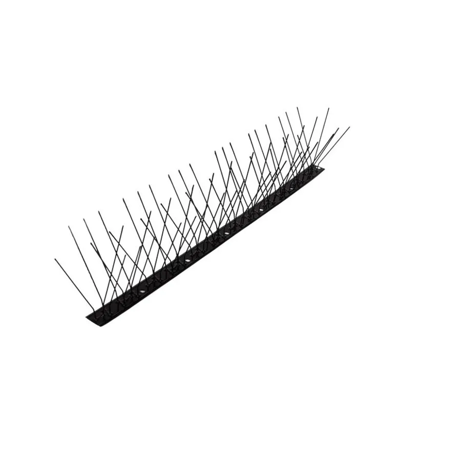 Zwarte duivenpinnen RVS304 50 cm | 3-pins vogelwering