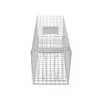 Opvouwbare vossen vangkooi 108 x 40 x 50 cm | levend vangen