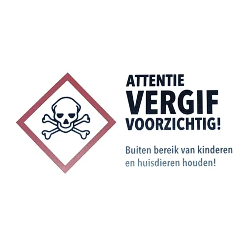 AllesTegenOngedierte.nl Gevarensticker muis- en ratvoerkist