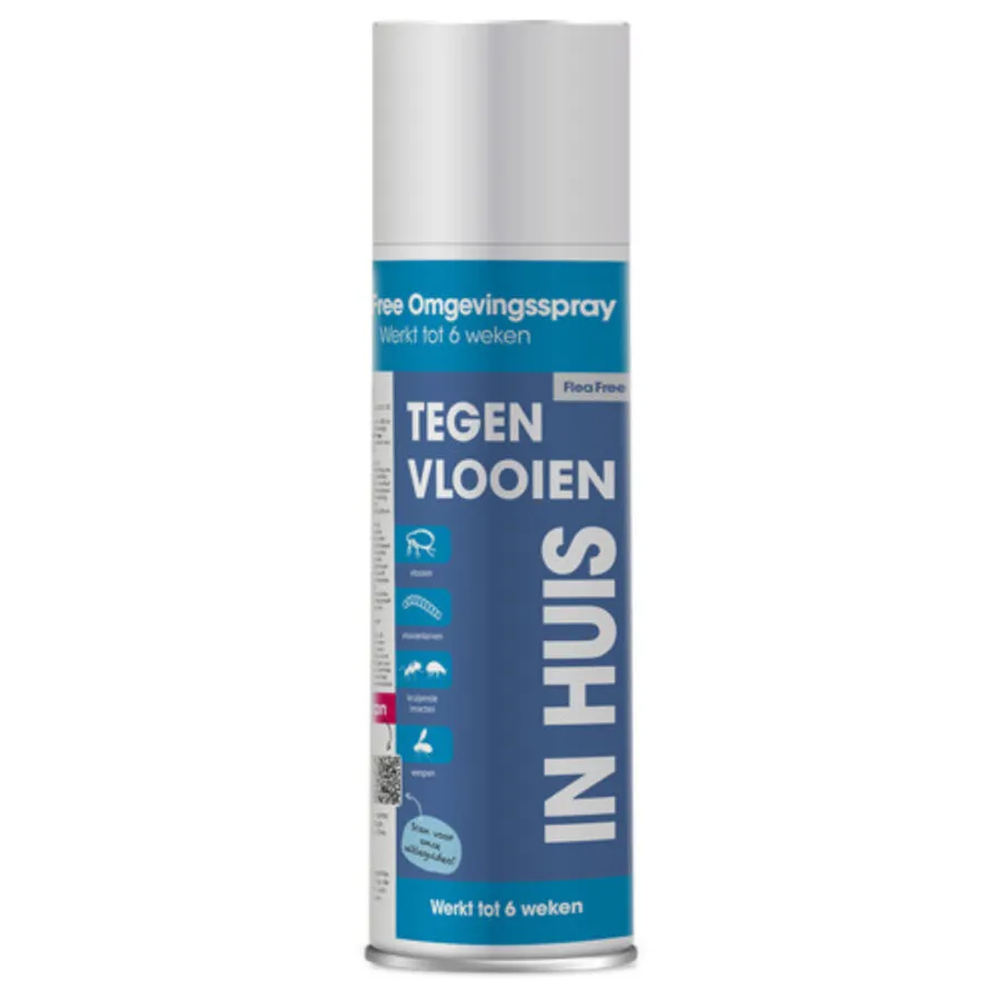 Omgevingsspray tegen vlooien en kruipende insecten 400 ml | 4 tot 6 weken werking