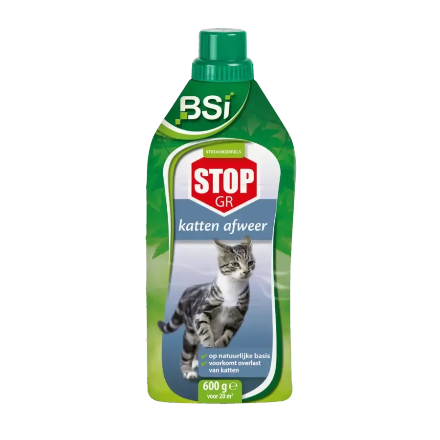Kattenverjager strooikorrels 600 g voor buiten | tot 20 m²