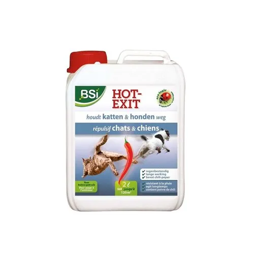 BSI Hot-Exit katten en honden verjager 2 liter
