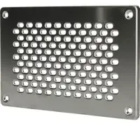 RVS voorzetrooster 25 x 15 cm voor gevel en ventilatieopeningen