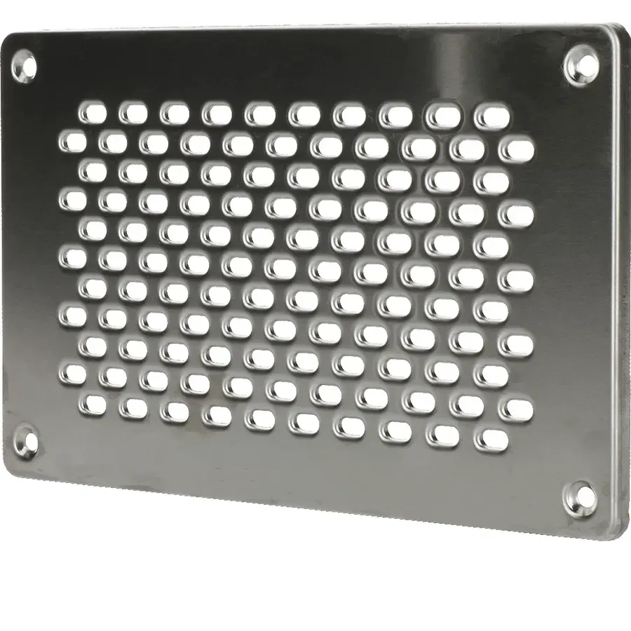 RVS voorzetrooster 25 x 15 cm voor gevel en ventilatieopeningen