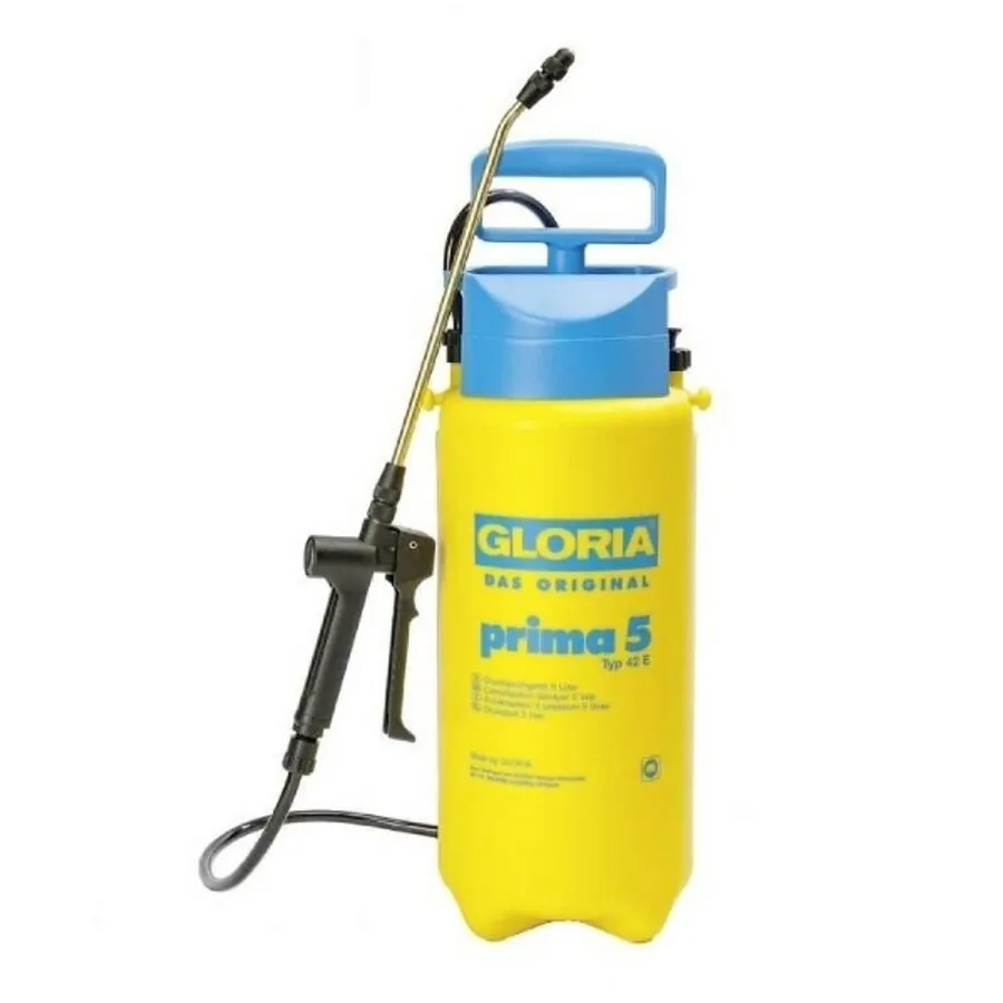 Prima 5 drukspuit 5 liter | 3 bar | messing spuitstok