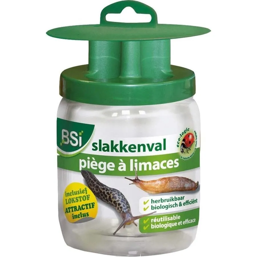 Slakkenval met 50 gram lokstof | herbruikbare val voor tuin en moestuin