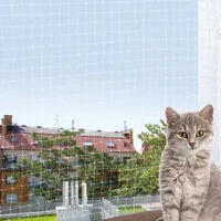 Transparant veiligheidsnet voor katten en vogels 6 x 3 meter