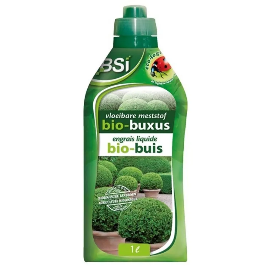 Bio Buxus Vloeibare Meststof 1 liter voor buxus en groenblijvende planten