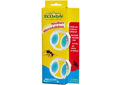 ECOstyle Navulbare mierenlokdoos 2 stuks