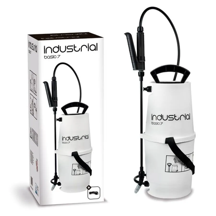Industrial Basic 7 drukspuit 5 liter | zuurbestendige compressiespuit