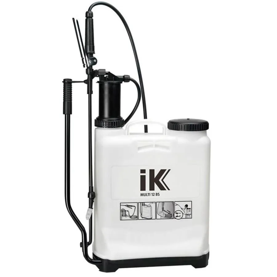 IK Multi 12 BS professionele rugdrukspuit 12 liter voor chemische middelen