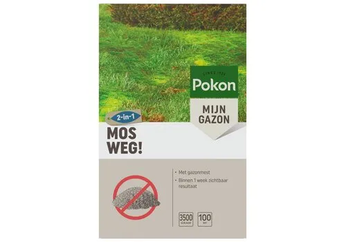 Pokon Mosbestrijder met gazonmest 3,5 kg voor 100 m²