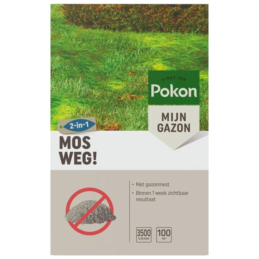 Mosbestrijder met gazonmest 3,5 kg voor 100 m²
