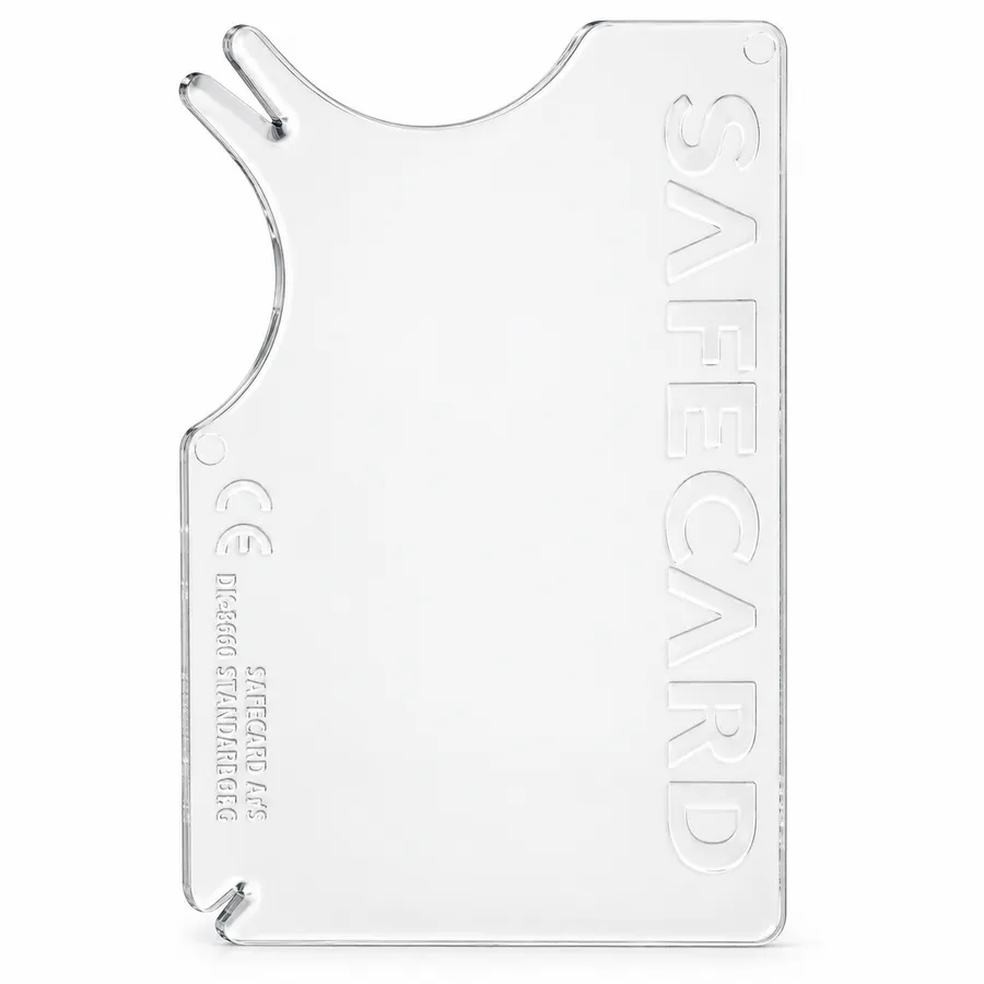 Safecard tekenverwijderaar 8 x 5 cm | compacte tekenkaart