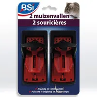 Kunststof muizenval met krachtige slagkracht 2 stuks | herbruikbaar