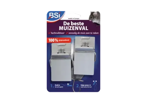BSI De Beste Muizenval | 2 stuks