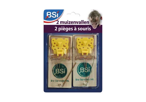 BSI Klassieke houten muizenvallen