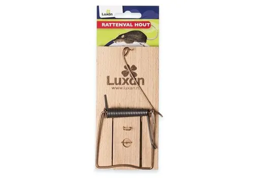 Luxan Rattenval hout 16,7 x 8,4 cm
