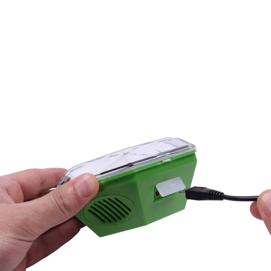 US1 Mobiele Vogelverjager Solar 8-32 kHz | USB-oplaadbaar | tot 10 m