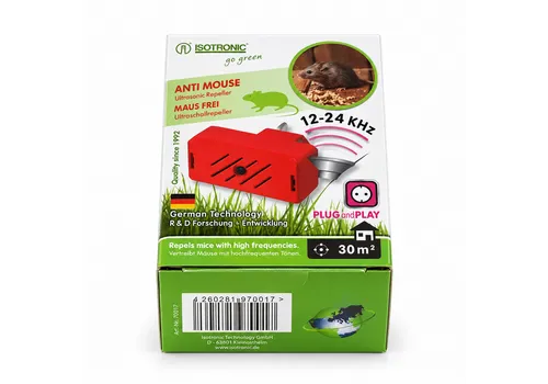 Isotronic Ultrasone muizenverjager voor 1 kamer