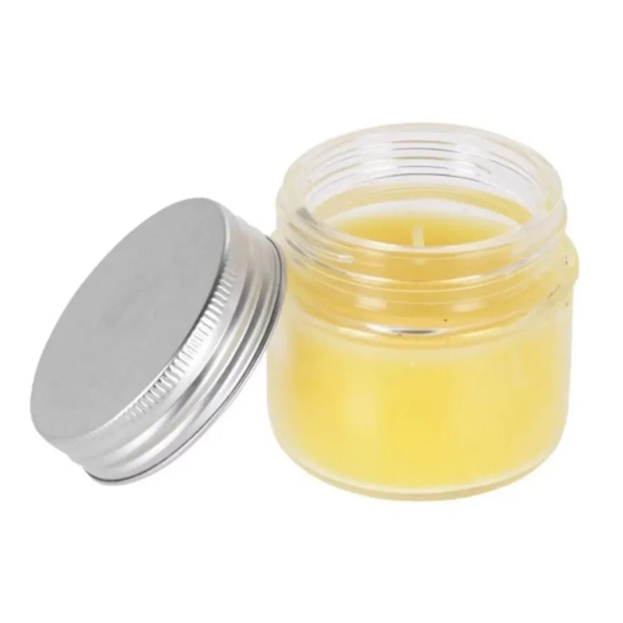 Citronella kaars in glazen pot Ø6 x 6 cm voor buiten