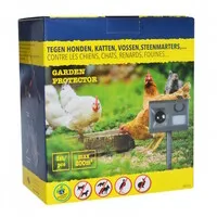 Ultrasone dierenverjager met bewegingssensor | tot 200 m² | 7 frequenties