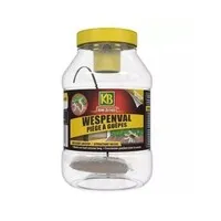 Herbruikbare wespenval met 125 ml natuurlijke lokstof voor buiten
