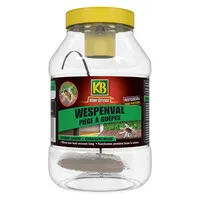 Herbruikbare wespenval met 125 ml natuurlijke lokstof voor buiten