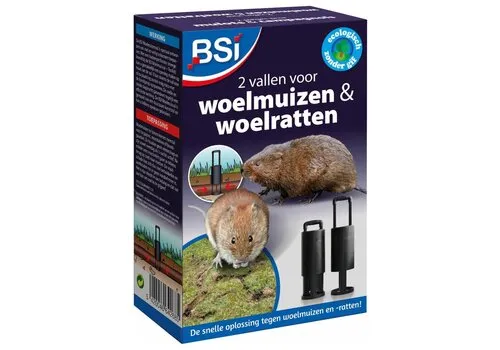 BSI Woelmuis- en woelratval 2 stuks