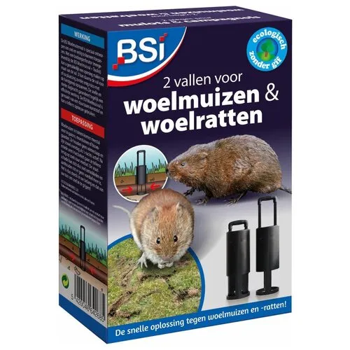 BSI Woelmuis- en woelratval 2 stuks