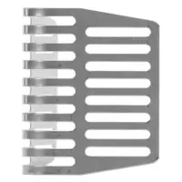 RVS stootvoegrooster 5 cm | 20 stuks | tegen muizen, ratten en insecten