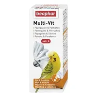 Multivitamine voor papegaaien en parkieten 50 ml | 12 vitamines voor conditie en rui