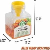 Fruitvliegvanger met lokstof 2 stuks | tot 3-4 weken per val