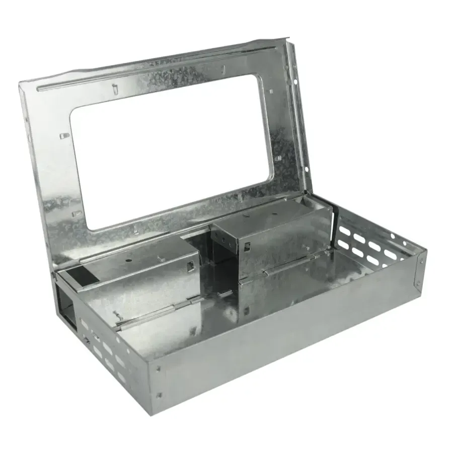 Muizenval Catch-A-Mouse met kijkdeksel 26,4 x 16 x 5 cm | levend vangen
