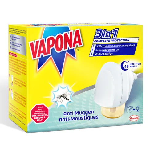 Vapona Muggenstekker tegen muggen en tijgermuggen