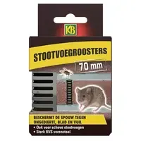 Stootvoegroosters RVS 70 mm | 10 stuks tegen muizen, ratten en wespen