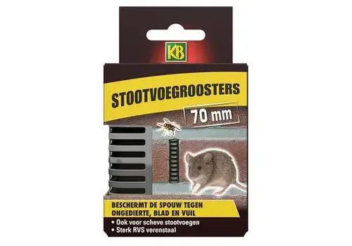 Home Defense Stootvoegroosters RVS 70 mm | 10 stuks