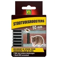Stootvoegroosters 50 mm 10 stuks | RVS wering tegen muizen, ratten en wespen