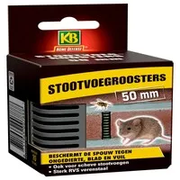 Stootvoegroosters 50 mm 10 stuks | RVS wering tegen muizen, ratten en wespen