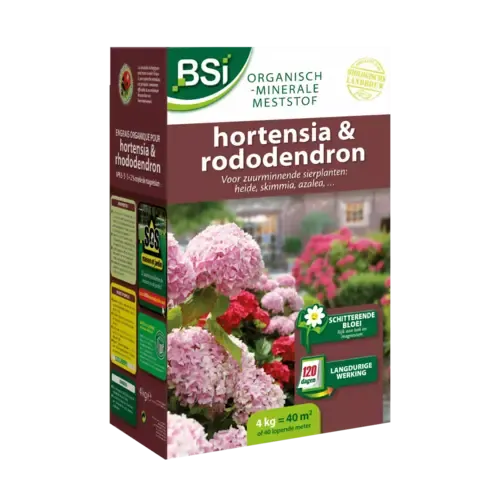 BSI Bio meststof voor hortensia & rododendron