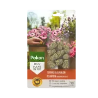 Terras & Balkon Planten Voedingskegels 10 stuks | 180 dagen voeding