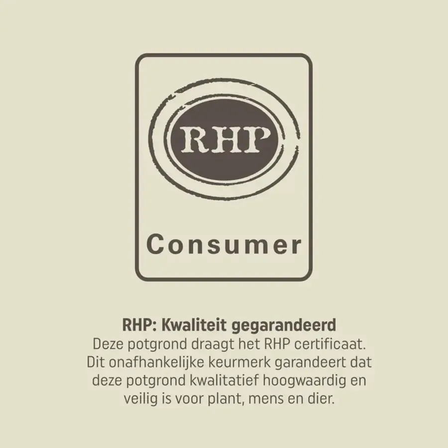 Bio turfvrije potgrond 10 liter | universeel voor binnen- en buitenplanten | 100 dagen voeding