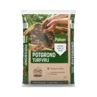 Bio turfvrije potgrond 10 liter | universeel voor binnen- en buitenplanten | 100 dagen voeding