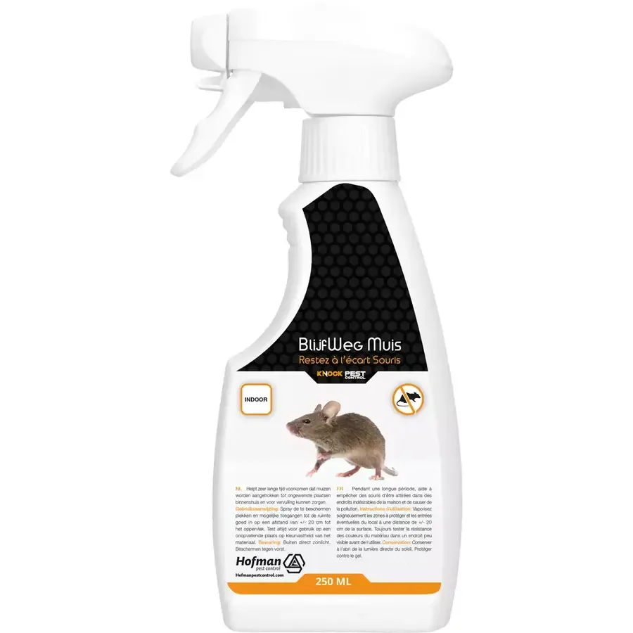 Blijf Weg Muizenspray 250 ml | muizen weren binnenshuis