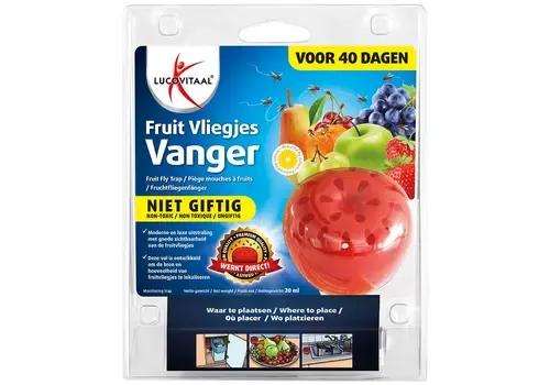Lucovitaal Fruitvliegjes vanger met 20 ml lokstof