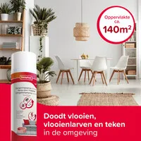 Omgevingsspray tegen vlooien, vlooienlarven en teken 500 ml | tot 140 m²