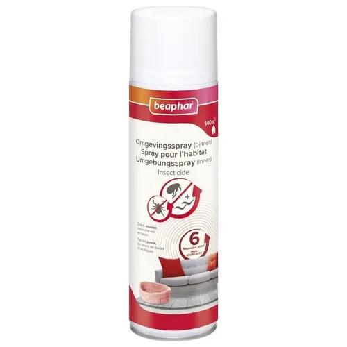 Beaphar Omgevingsspray 500 ml tegen vlooien en teken