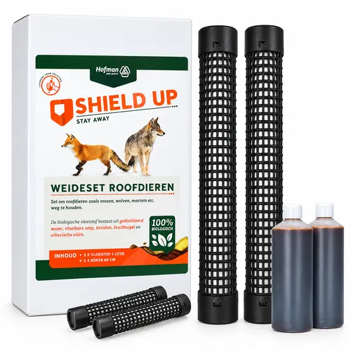 Shield Up Stay Away Geurzuilen Tegen Roofdieren