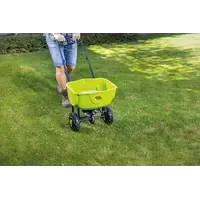 Meststofstrooier 27 liter | voor meststof, graszaad, kalk en zout